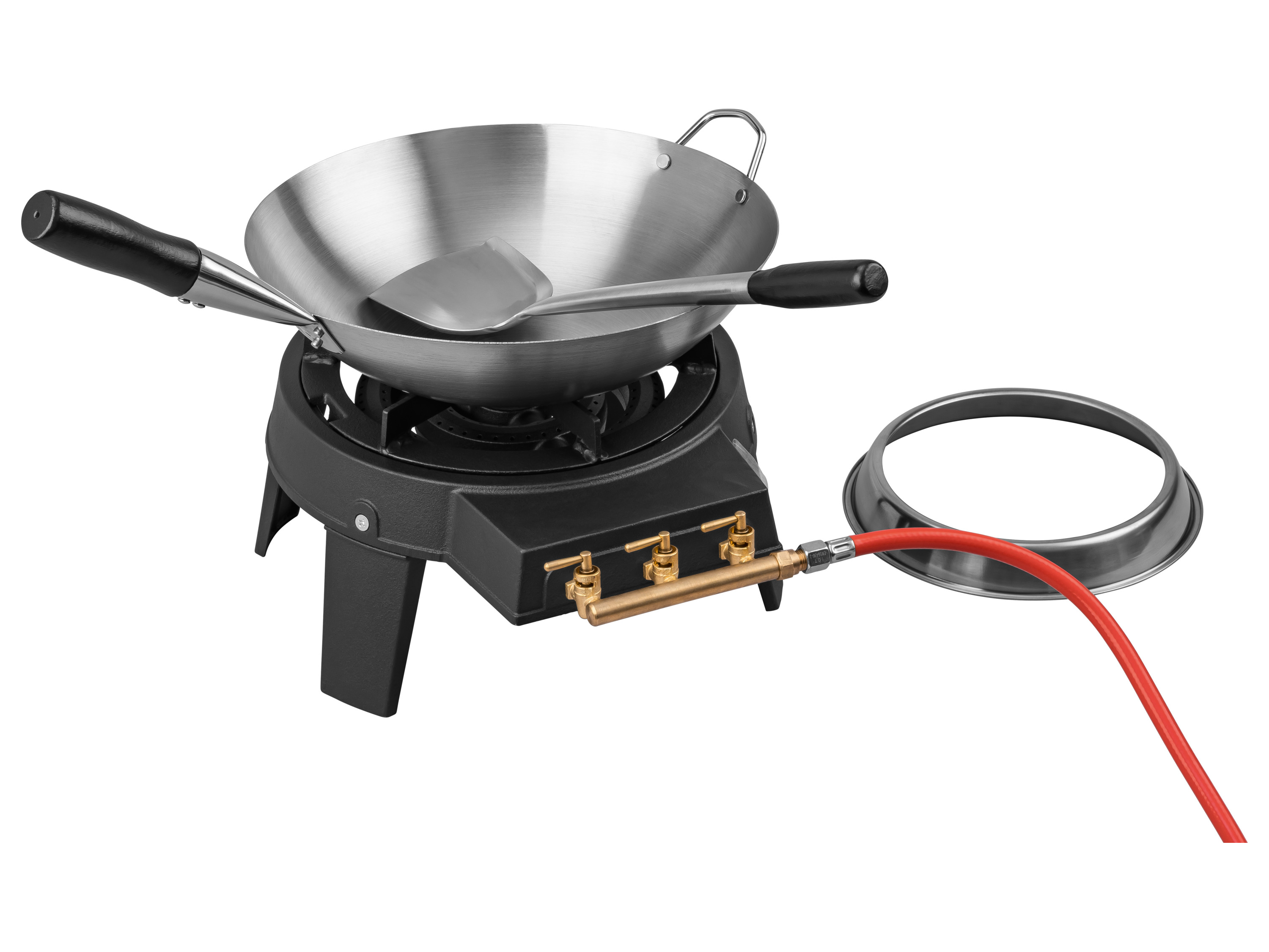 GRILLMEISTER Palnik gazowy z zestawem wok