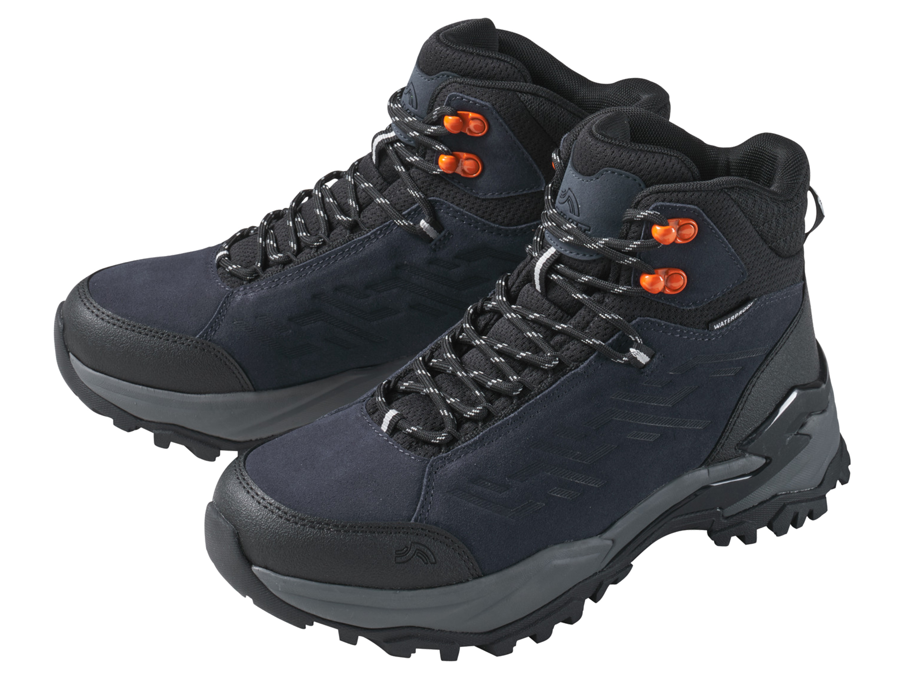 CRIVIT Skórzane buty trekkingowe damskie (Granatowy, 37)