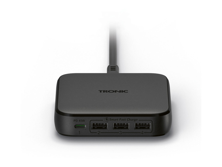 Pełny ekran: TRONIC® Ładowarka USB z 4 portami, PD, 65 W - zdjęcie 4