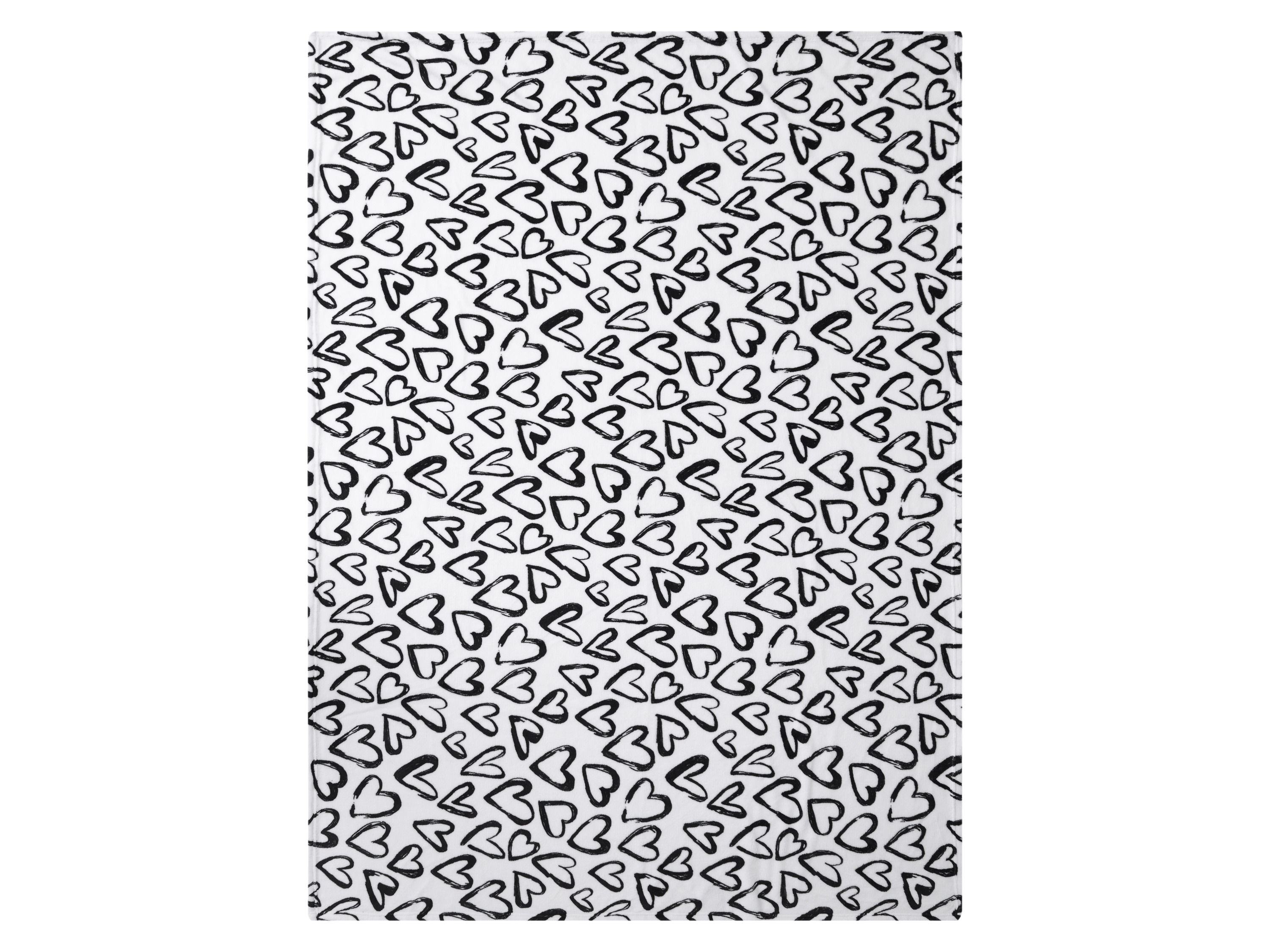 LIVARNO® Koc, 150 x 200 cm (Serca / biały)