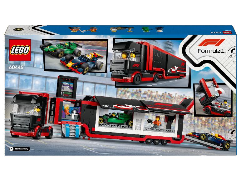 Ciężarówka i samochody wyścigowe LEGO City Formula 1