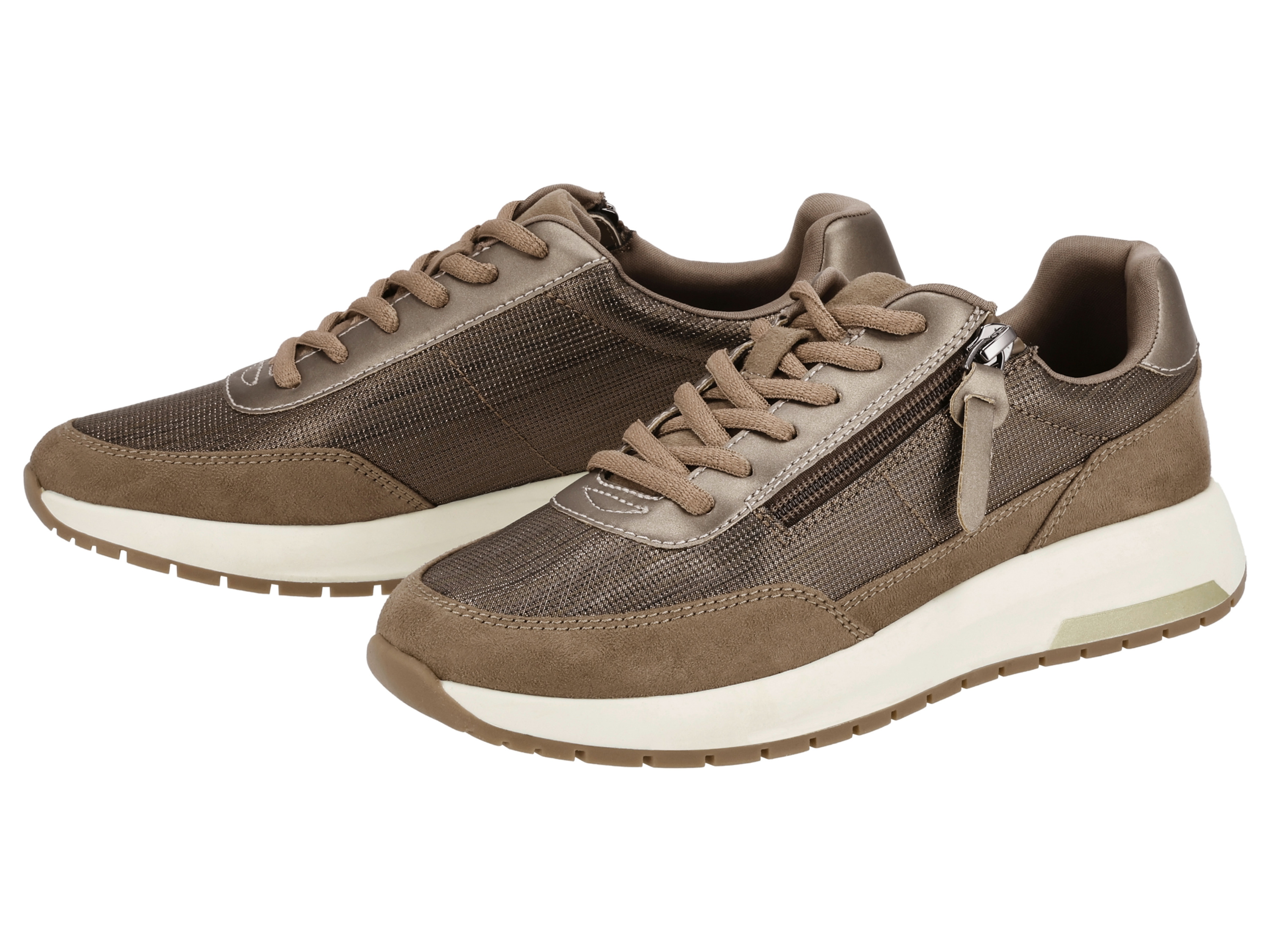 esmara® Sneakersy damskie (Taupe, 36)