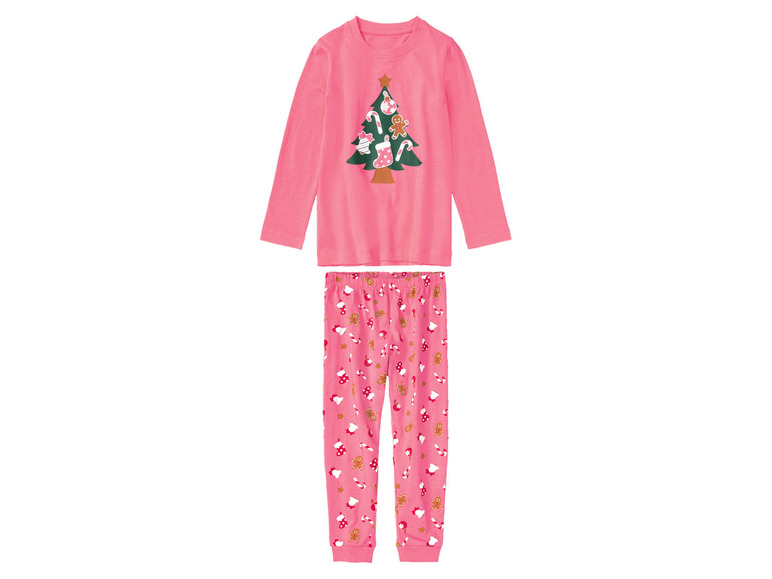 Pełny ekran: lupilu Piżama świąteczna dziewczęca z bawełny (bluzka + spodnie) - zdjęcie 13