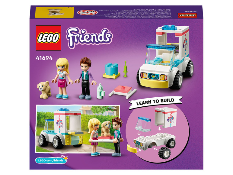 Pełny ekran: LEGO® Friends 41694 Karetka kliniki dla zwierzątek - zdjęcie 3