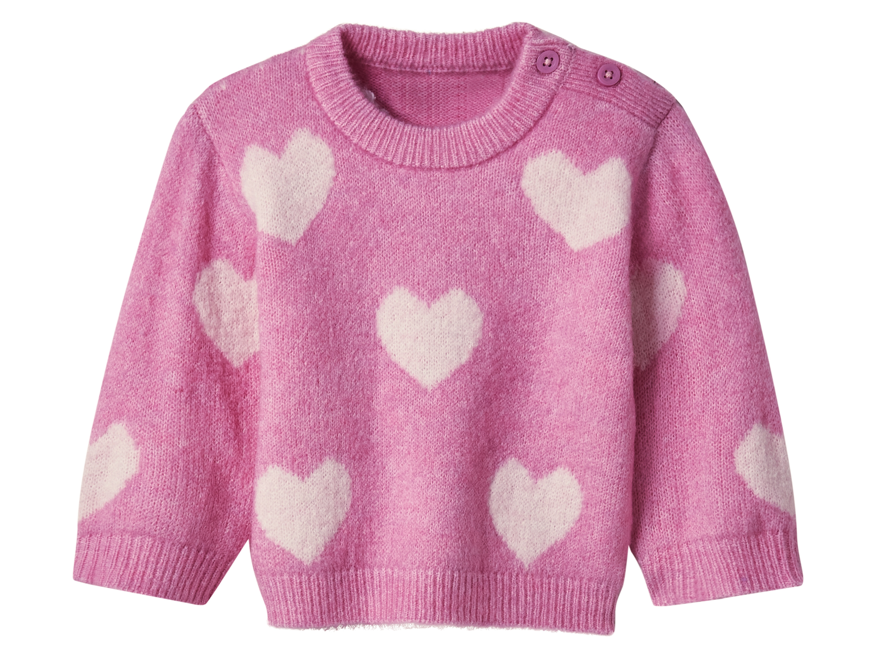 lupilu® Sweter dziecięcy z dzianiny (Fioletowy, 86/92)