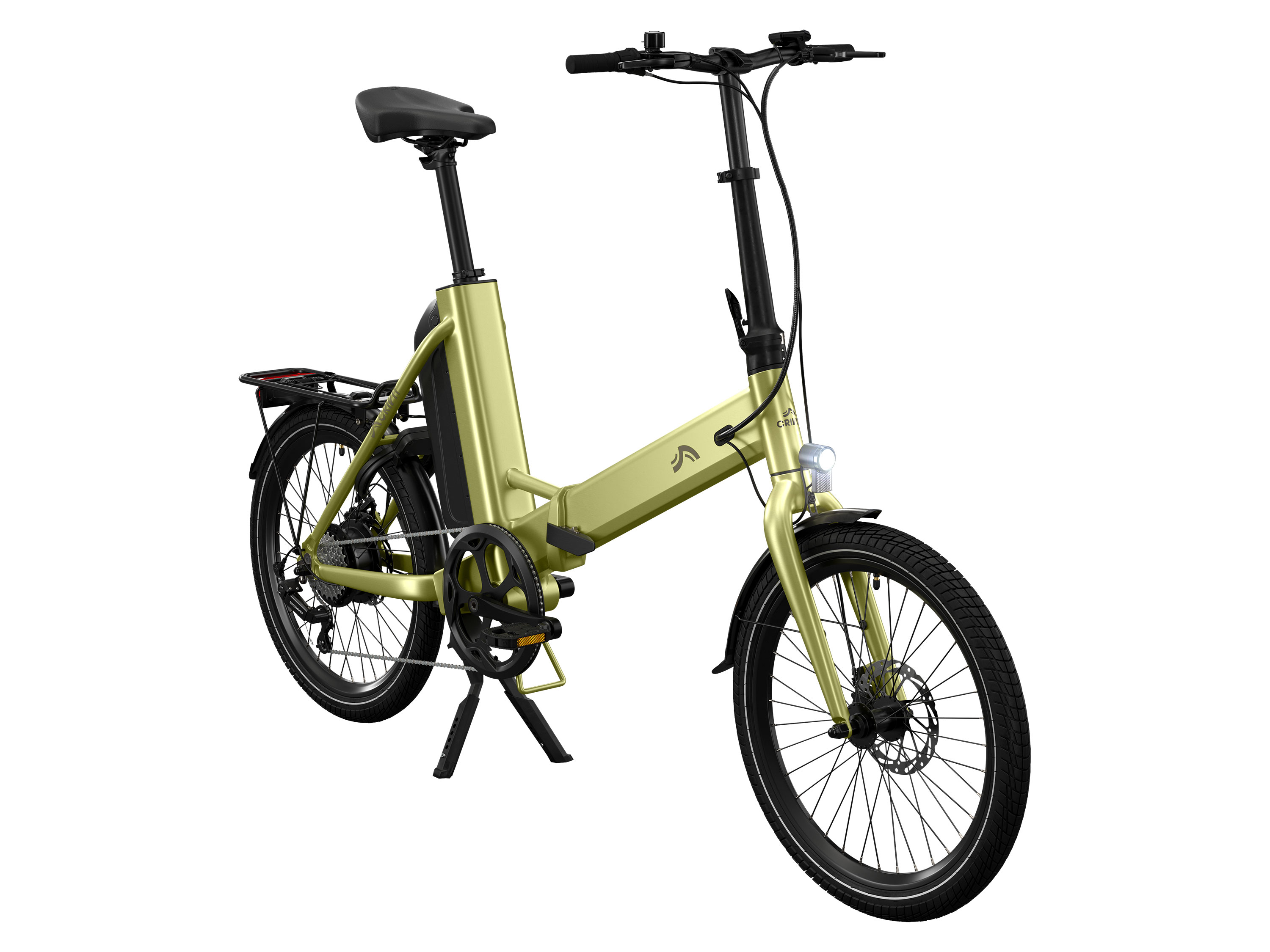 CRIVIT Rower elektryczny 530 Wh, FoldX 530 (Zielony)