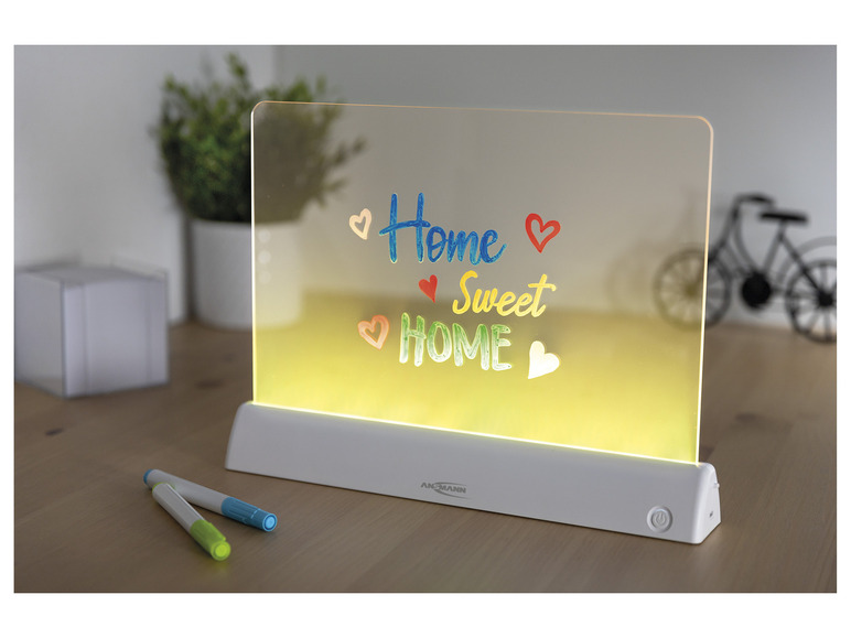 Pełny ekran: ANSMANN Dekoracyjna deska kreślarska LED z bateriami - zdjęcie 8