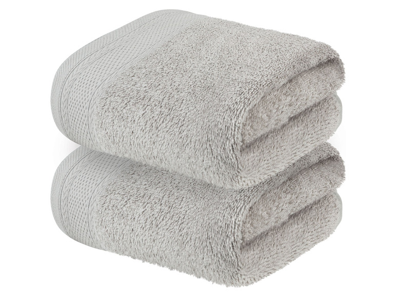 Pełny ekran: LIVARNO home Ręczniki frotté 50 x 100 cm, 2 sztuki - zdjęcie 2