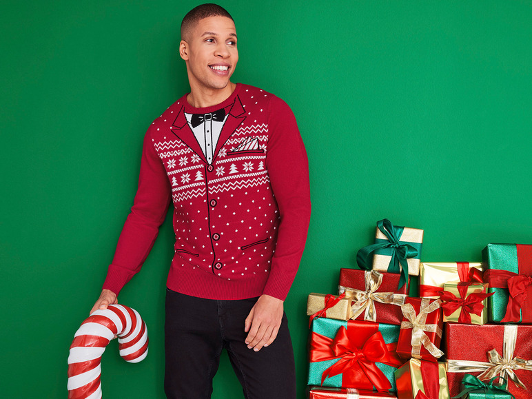 Pełny ekran: LIVERGY® Sweter świąteczny męski - zdjęcie 6
