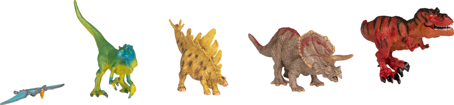 LUPILU® Zestawy figurek zwierząt S. (Dinozaury)