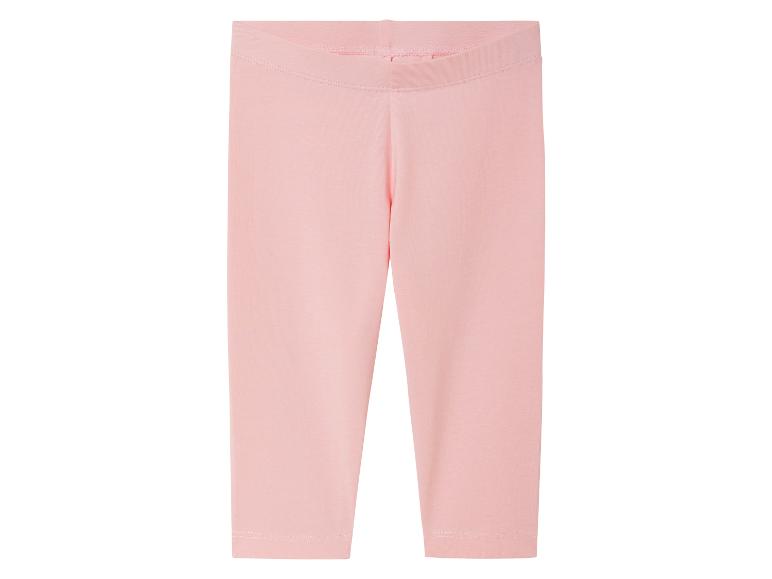 Legginsy dziecięce 3/4 z bawełną, 3 pary