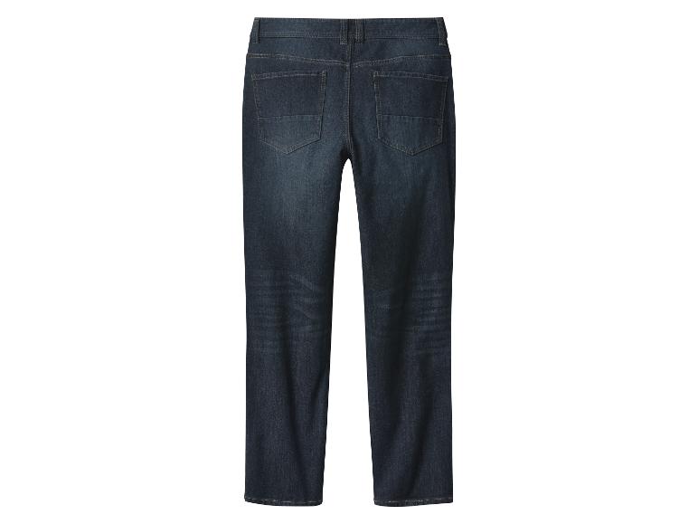 Jeansy termiczne męskie straight fit