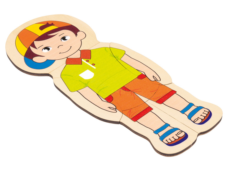 Drewniane puzzle edukacyjne