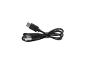 Czarny kabel ładujący USB-C do USB-A, zwinięty
