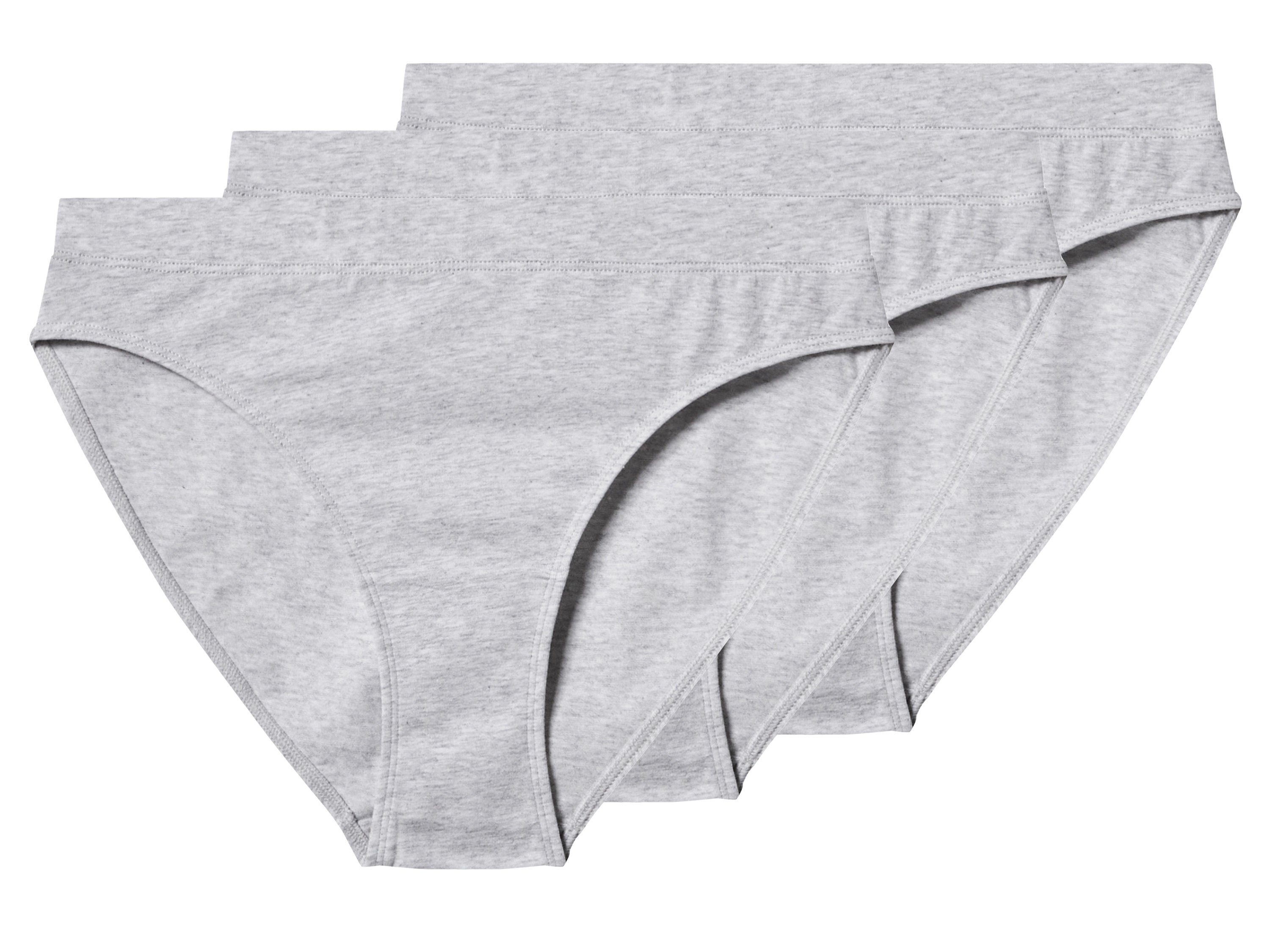 esmara® Majtki damskie z biobawełną, 3 pary 