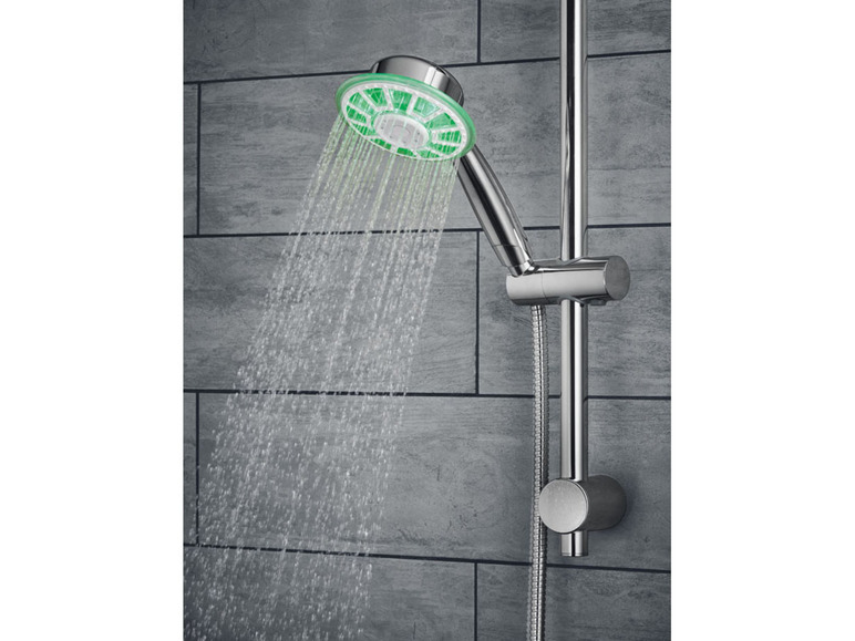 Pełny ekran: LIVARNO home Słuchawka prysznicowa LED, z wkładem oszczędzającym wodę - zdjęcie 8