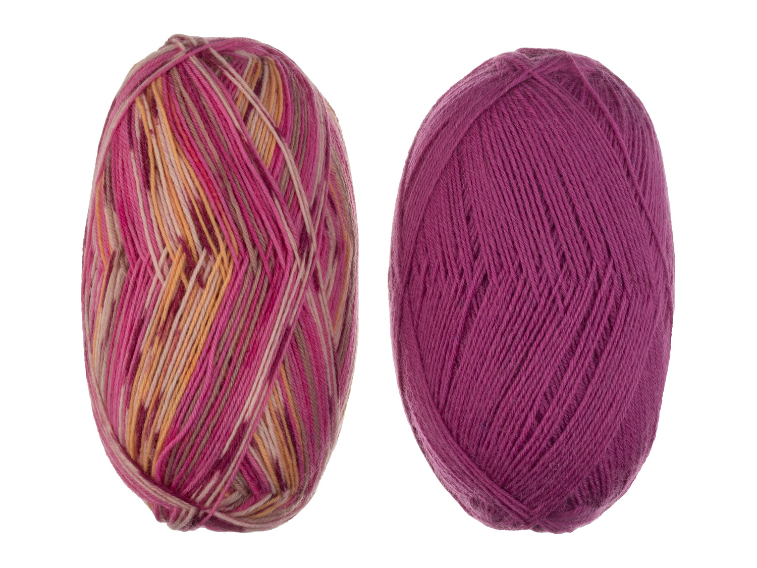 Crelando Anika Sock Yarn - Berry & Orange