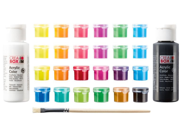 Pełny ekran: Marabu CREABOX Farbki akrylowe do malowania, 1 zestaw - zdjęcie 4