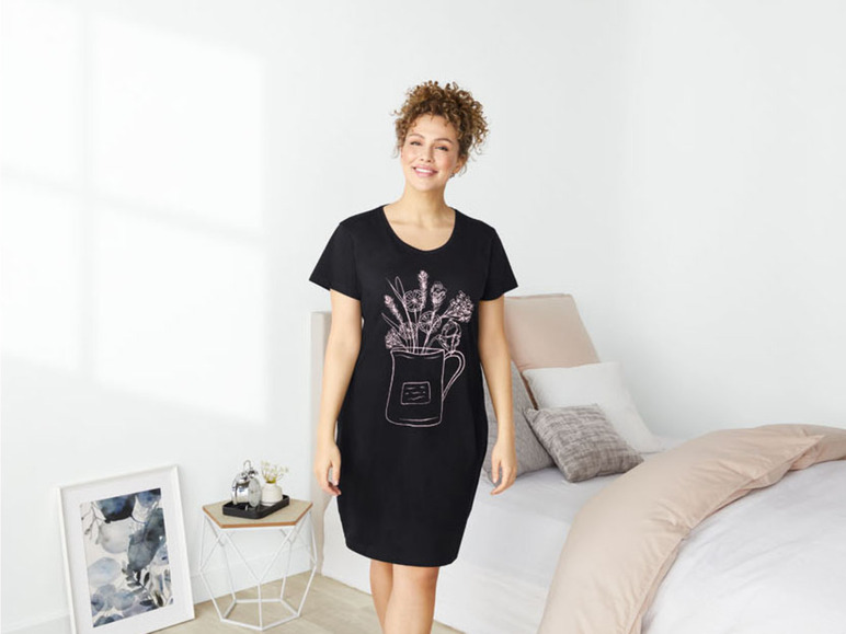 Pełny ekran: esmara Długi t-shirt damski z bawełny, XXL, 1 sztuka - zdjęcie 3
