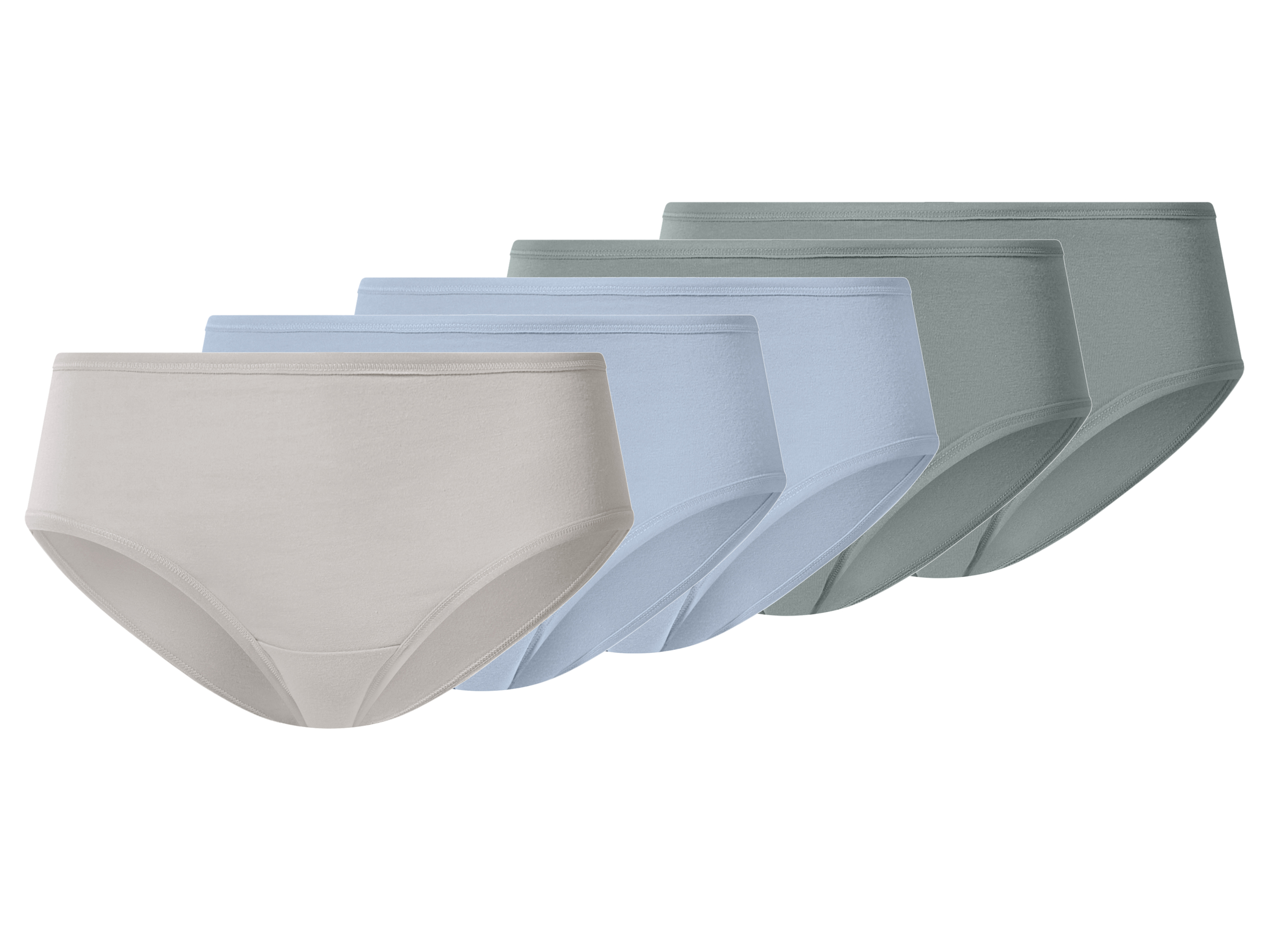 esmara® Hipstery damskie z bawełną, 5 par 