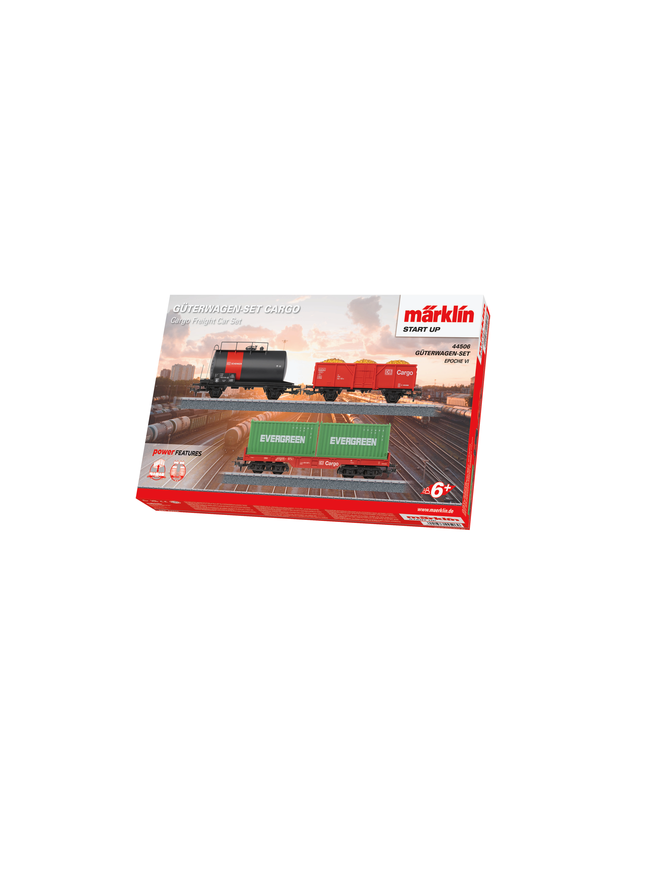 MÄRKLIN START UP Zestaw wagonów towarowych Cargo, Ep. VI.