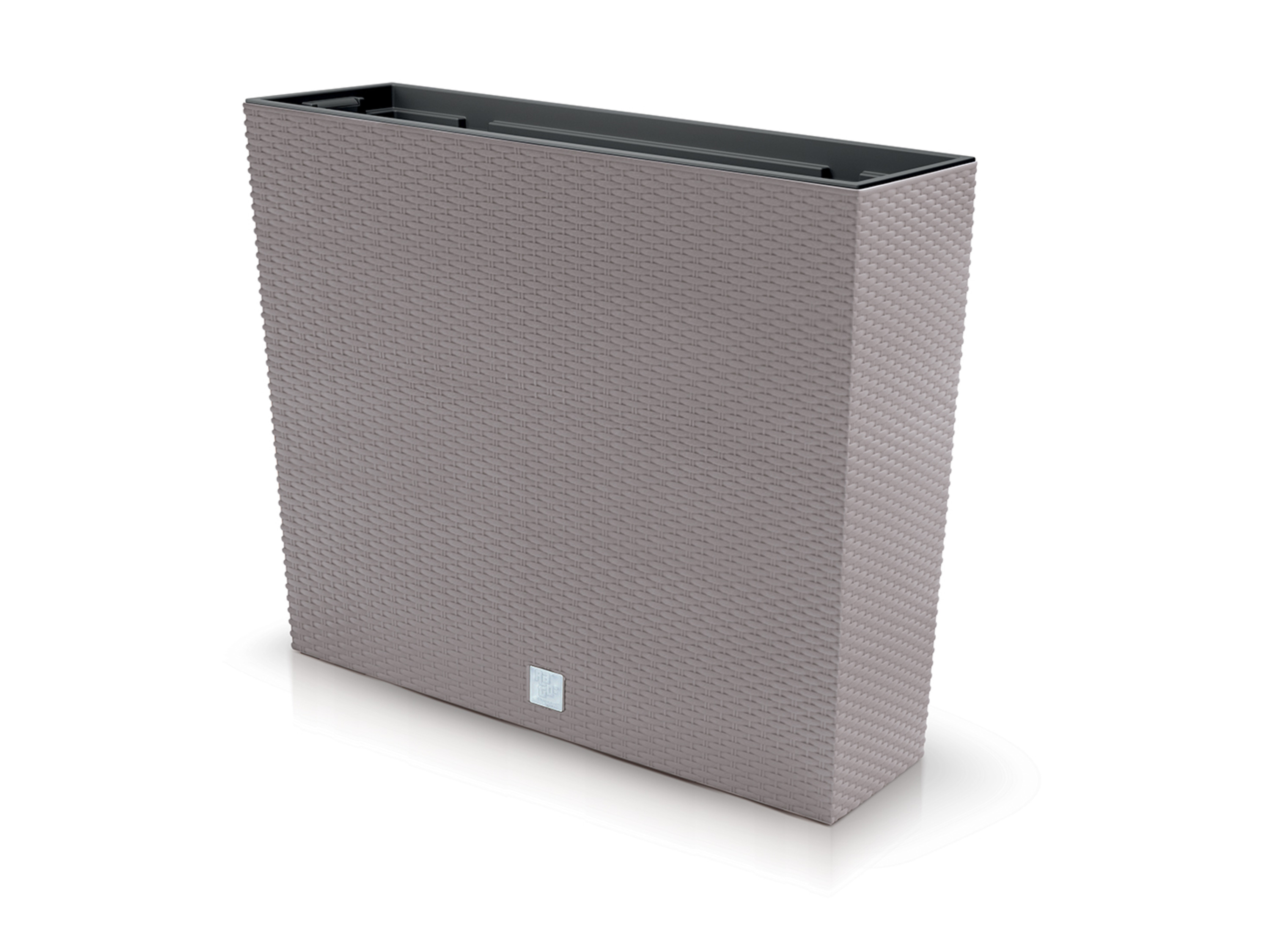 PROSPERPLAST Doniczka »RATO CASE«, 580x180x498 mm, w imitacji rattanu. (Mocca)