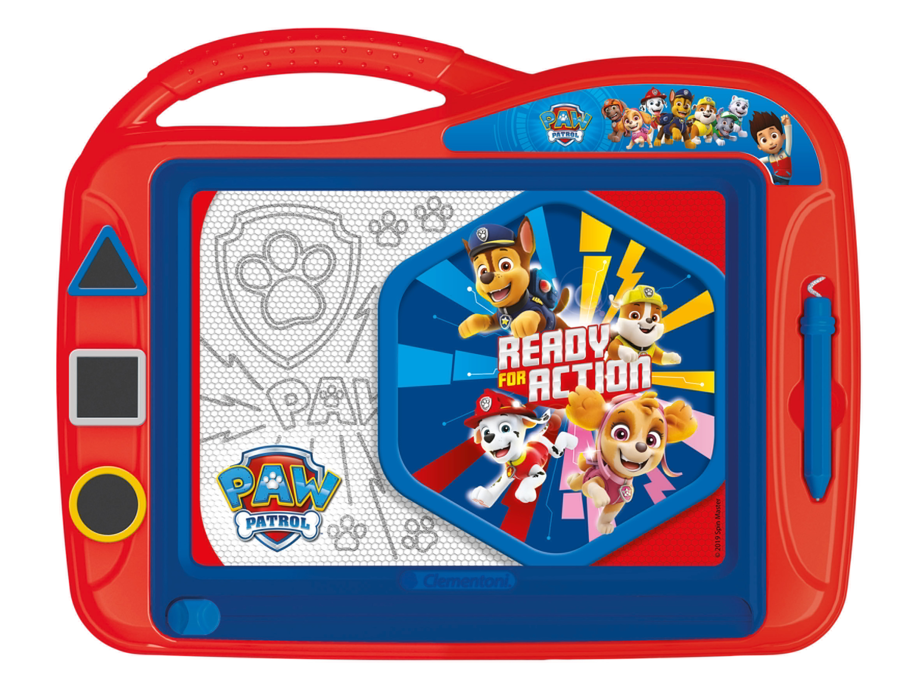 CLEMENTONI Tablica magiczna znikopis z pisakiem i sznurkiem (PAW Patrol)