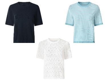 ESMARA® Damski sweter ażurowy