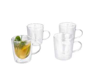 SILVERCREST® Zestaw 4 lub 6 szklanek termicznych (Filiżanki do herbaty, 4 szt.)