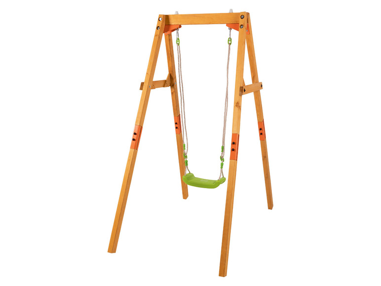 Pełny ekran: Playtive Huśtawka drewniana dla dziecka, z regulowaną długością linek - zdjęcie 1
