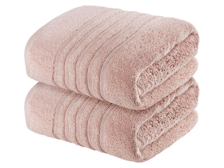 Pełny ekran: LIVARNO home Komplet 2 ręczników frotte, 50 x 100 cm - zdjęcie 7