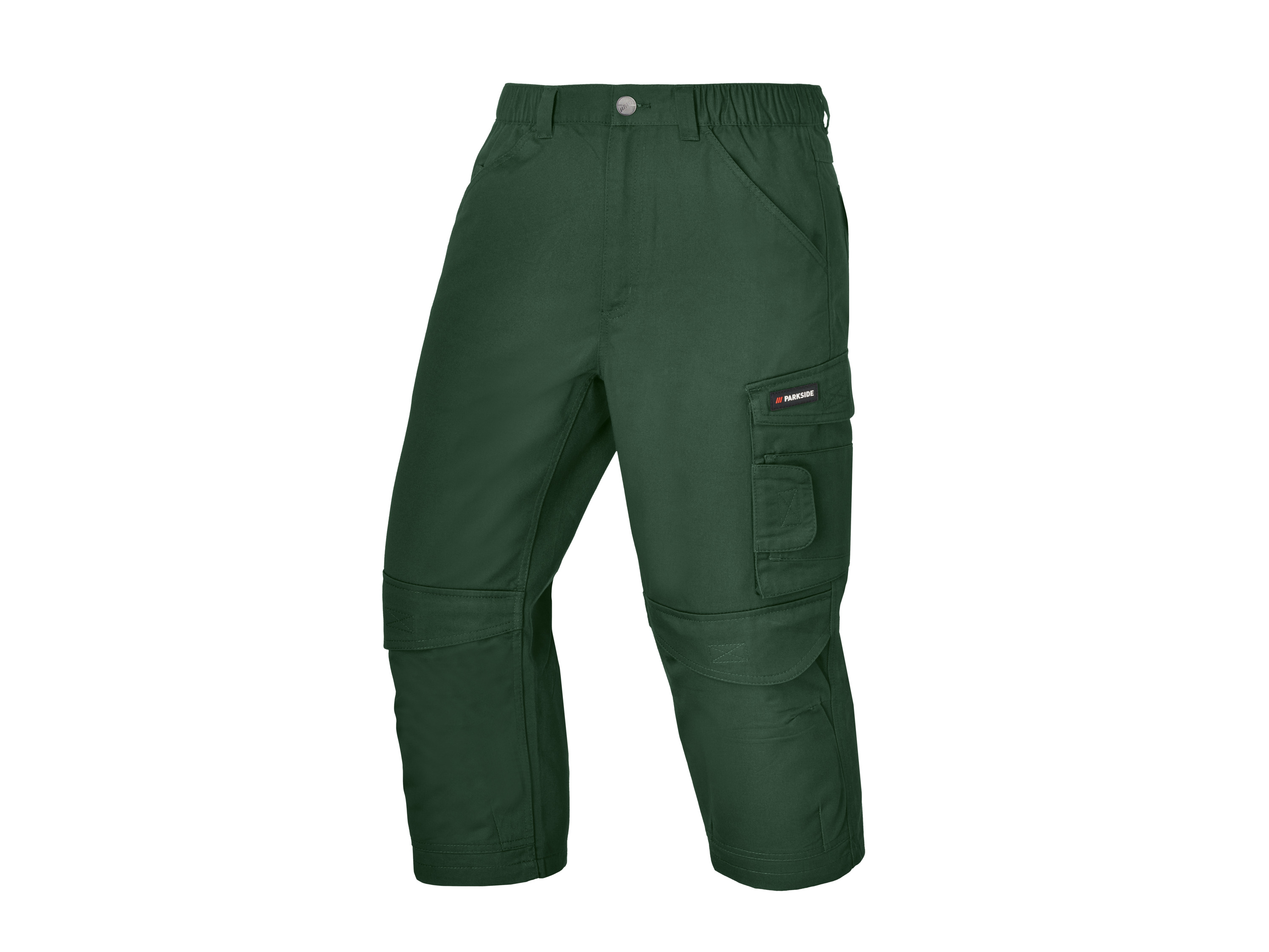 PARKSIDE® Spodnie robocze męskie za kolano (Zielony, 48)