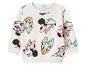 Biała bluza z nadrukiem Myszki Minnie i Kaczki Daisy