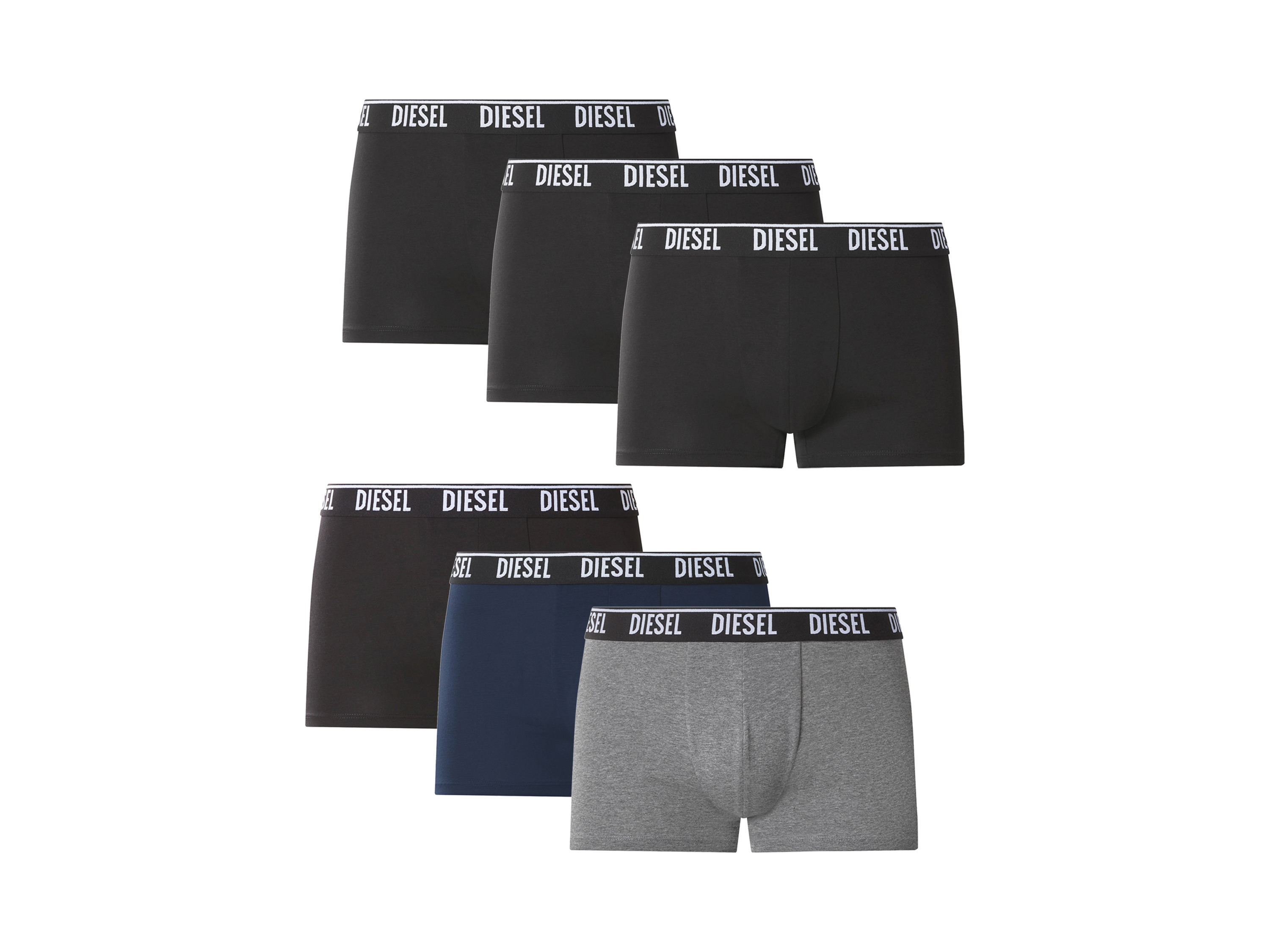 DIESEL Bokserki męskie z bawełną, 3 pary