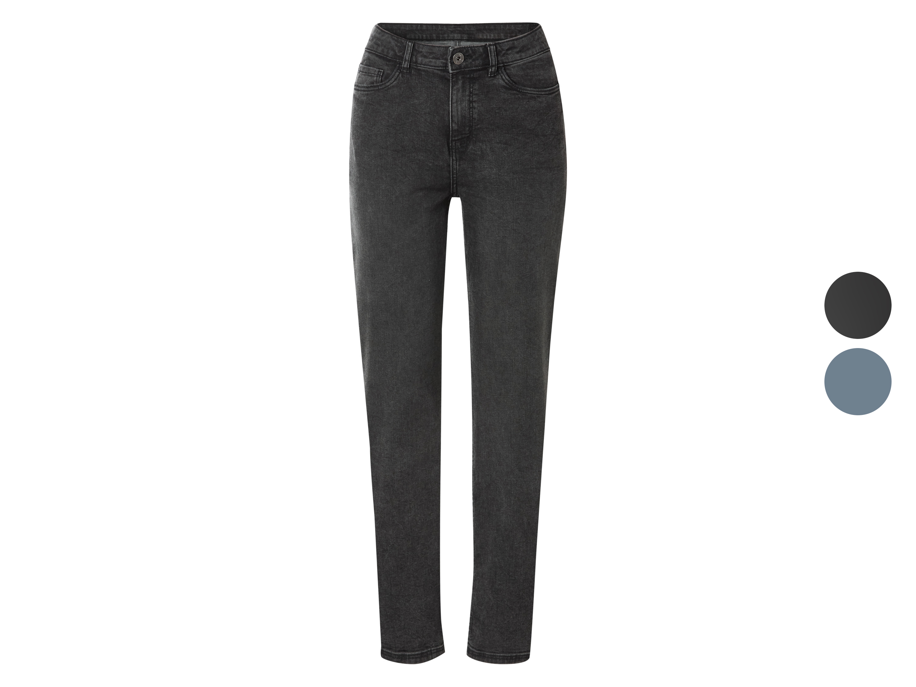 ESMARA® Jeansy damskie, Straight Fit, wysoki stan