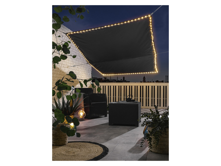 Pełny ekran: LIVARNO home Żagiel przeciwsłoneczny, z podświetleniem LED, 300 x 200 cm - zdjęcie 2