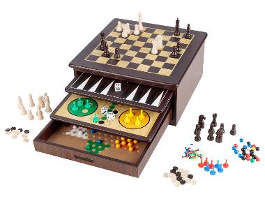 PLAYTIVE Zestaw gier drewnianych 10w1
