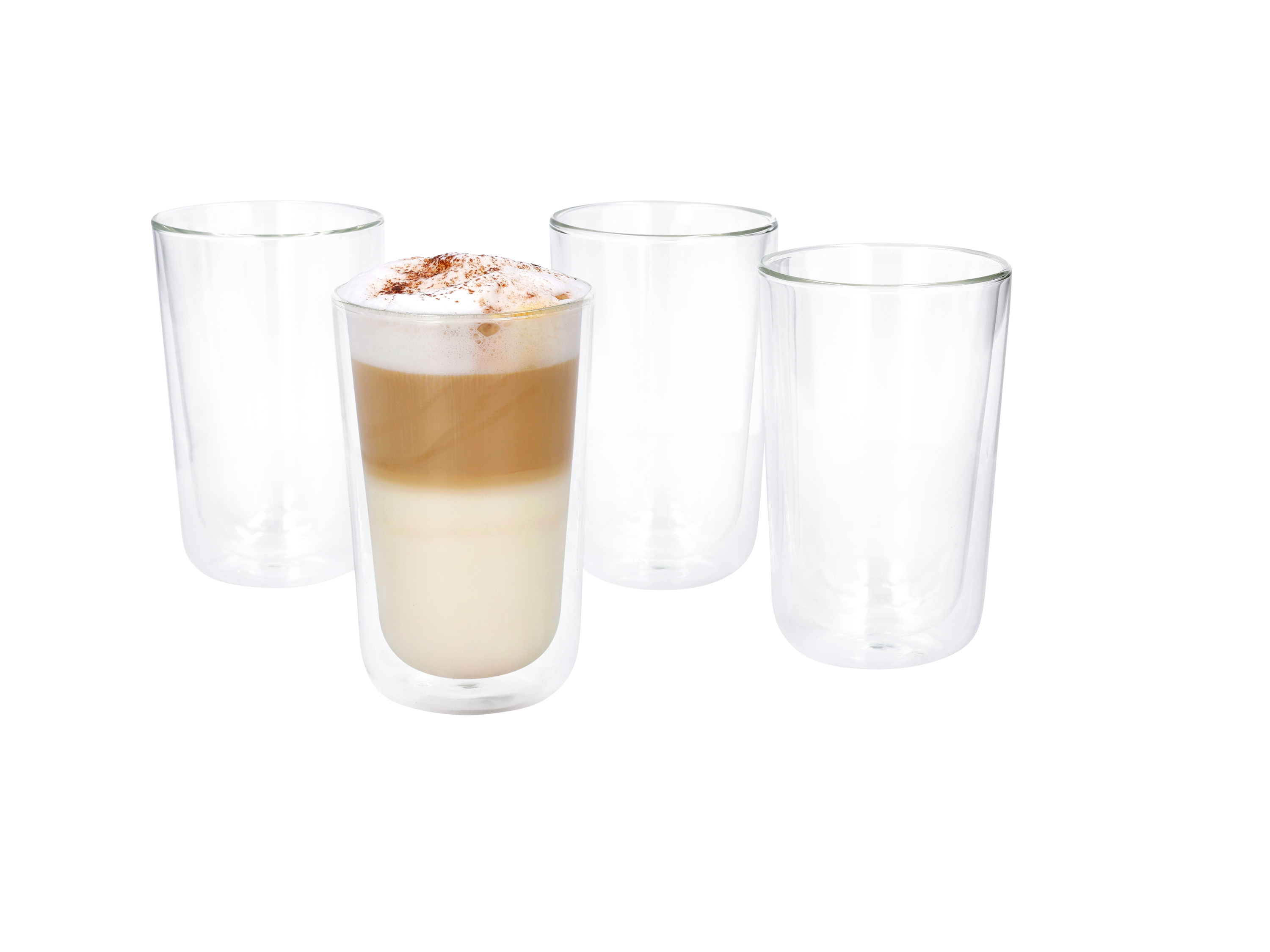 SILVERCREST® Zestaw 4 lub 6 szklanek termicznych (Latte Macchiato, 4 szt.)