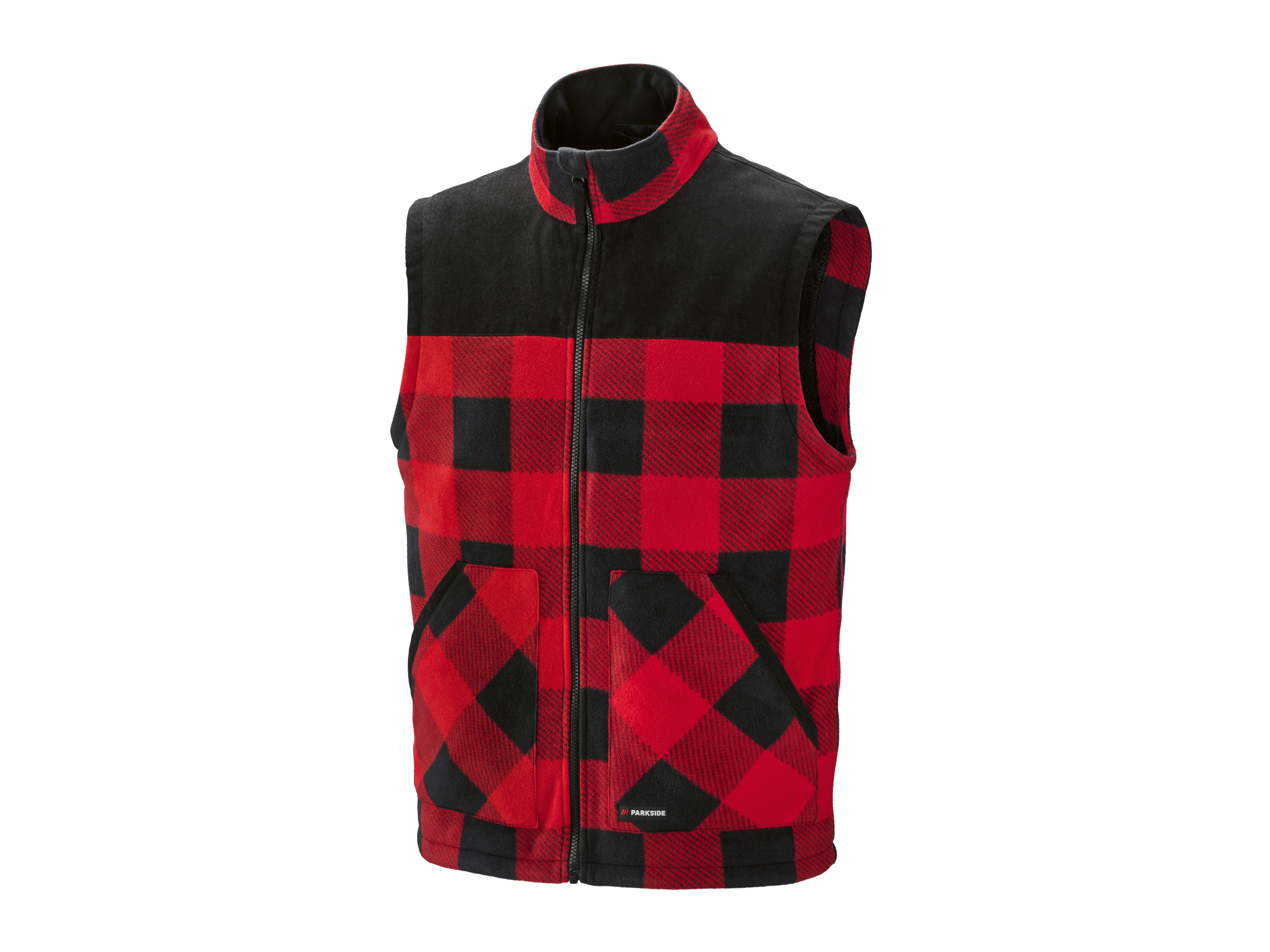 PARKSIDE® Kamizelka polarowa męska (Czerwony, XXL (60/62))