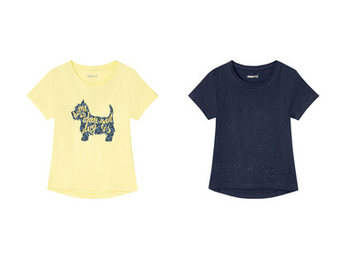 PEPPERTS® T-shirt dziewczęcy z miękkiego dżerseju z bawełną
