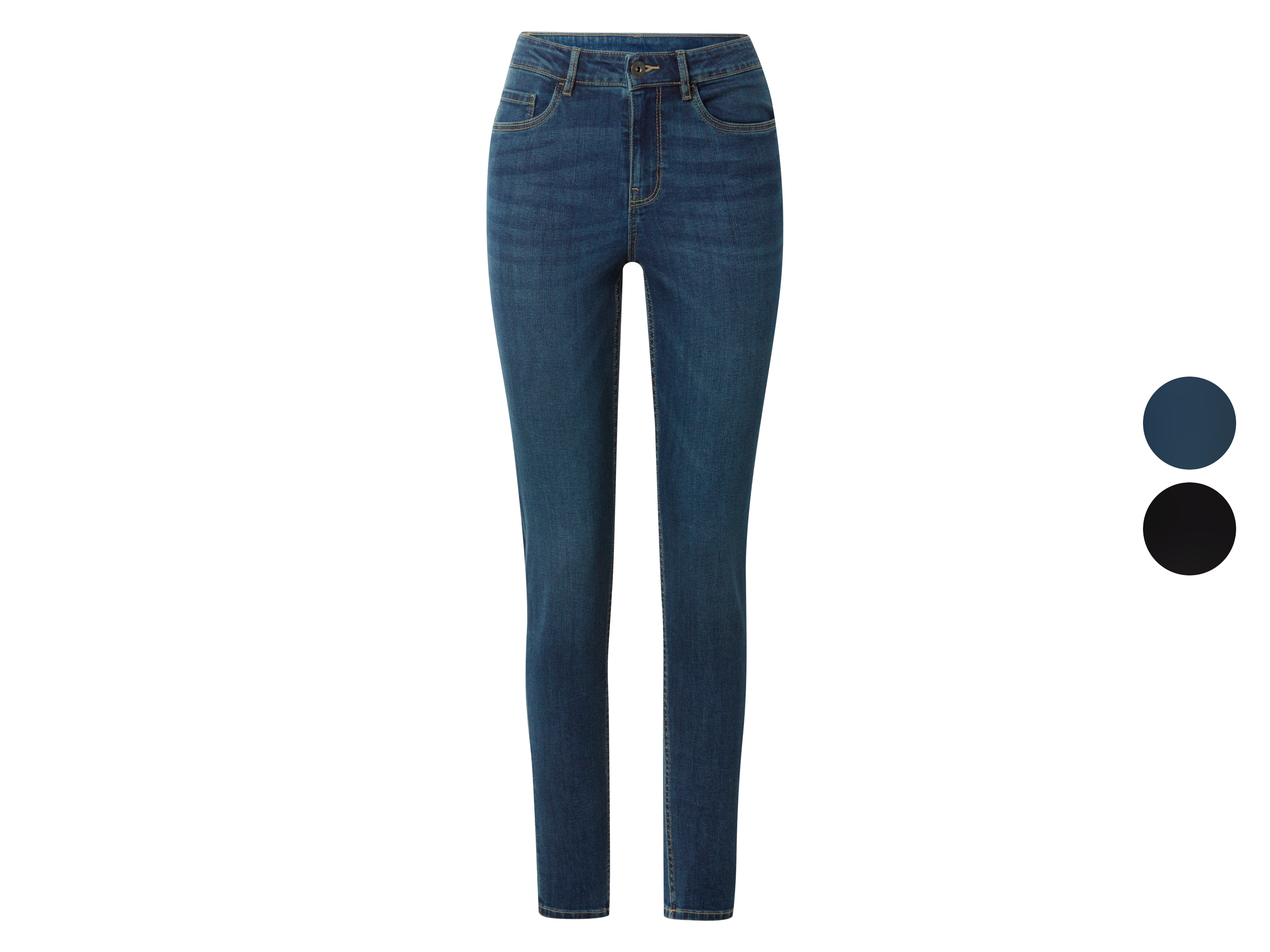 ESMARA® Jeansy damskie skinny fit  z efektem push-up