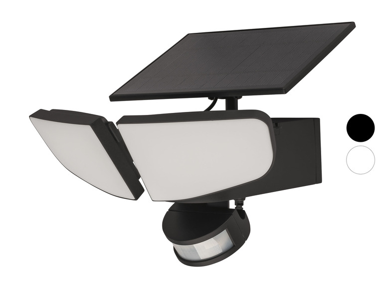 Pełny ekran: LIVARNO home Reflektor solarny LED, 2 głowice świetlne - zdjęcie 1