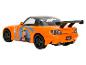 Pomarańczowy plastikowy samochód Honda S2000 z motywem Naruto i spojlerem.