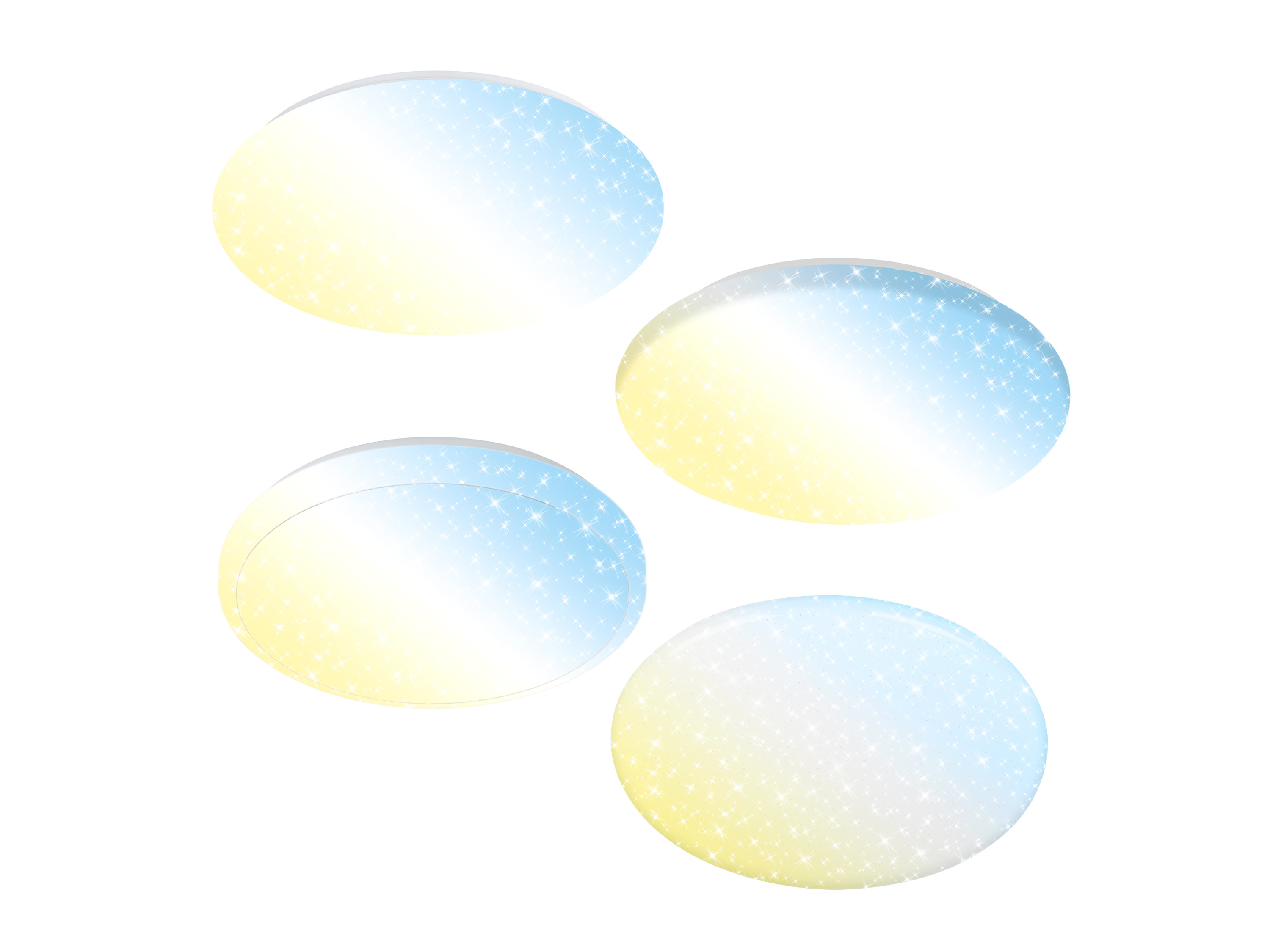 BRILONER CCT LED lampy sufitowe gwiaździste niebo