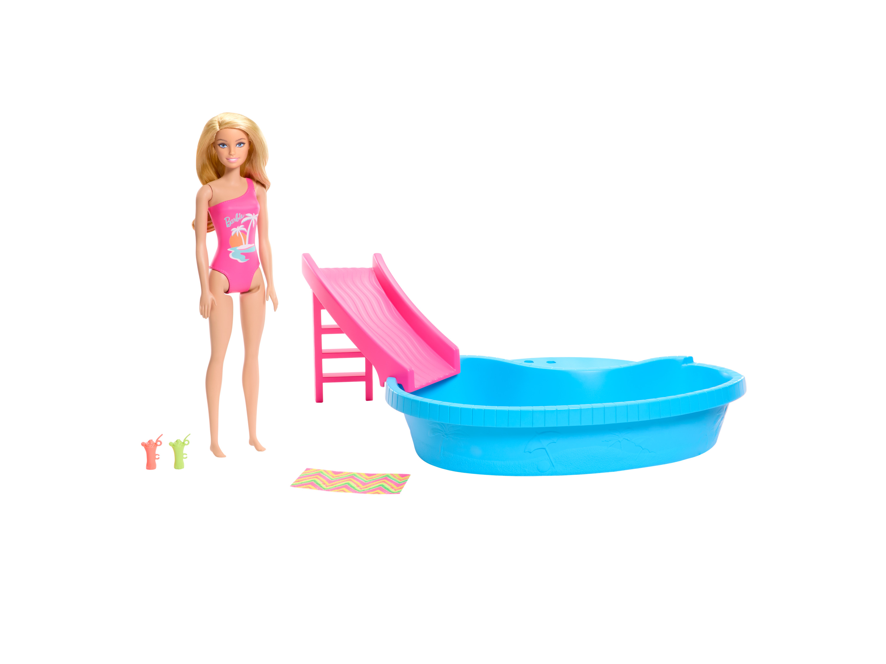 Basen z lalką Barbie