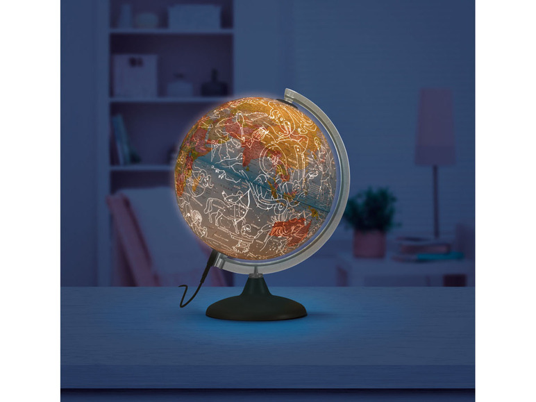 Pełny ekran: LIVARNO home Globus i mapa nieba z podświetleniem, Ø 25 cm - zdjęcie 4