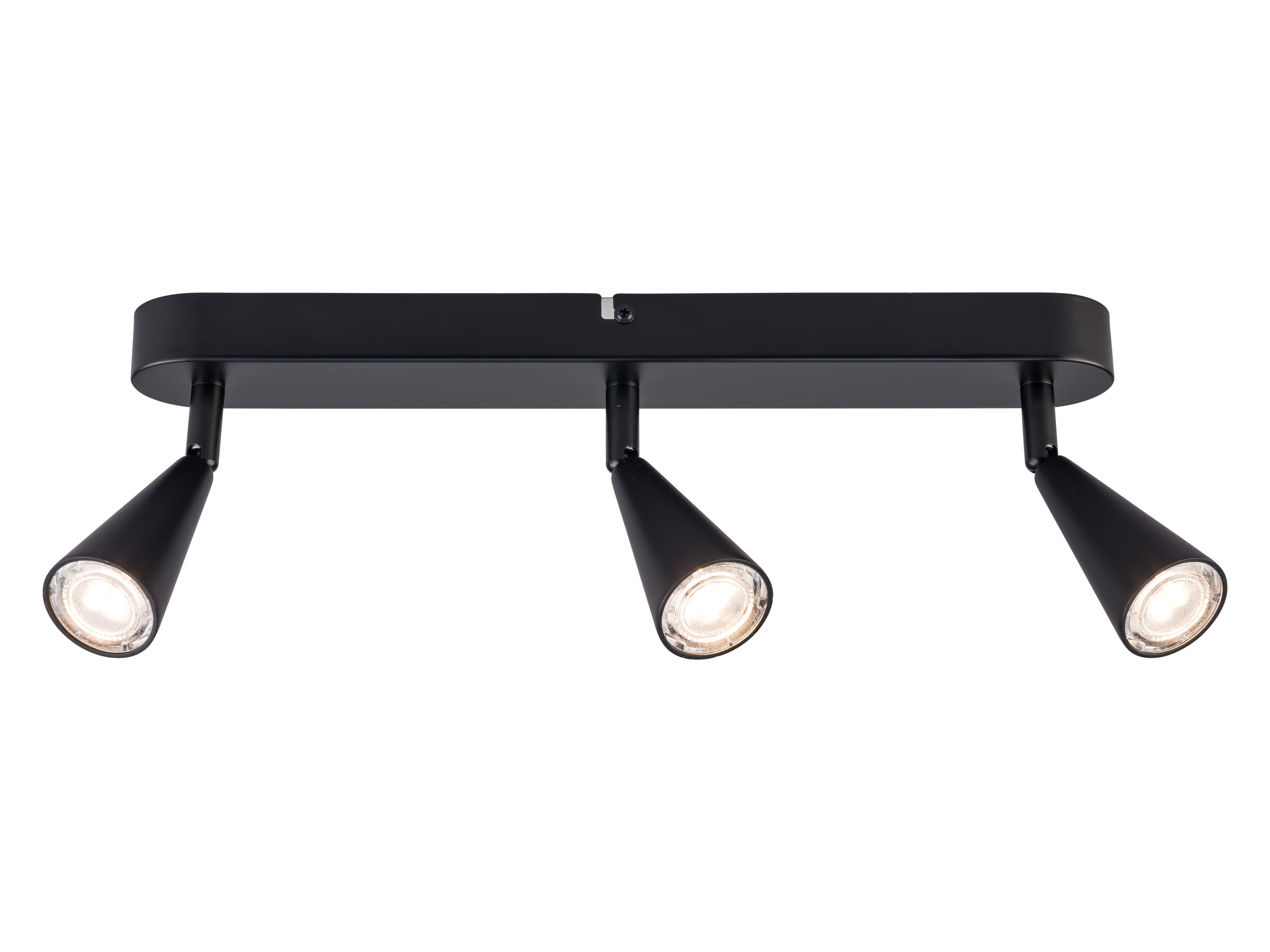 LIVARNO home Lampa sufitowa LED, 3-punktowa (owalny/czarny)