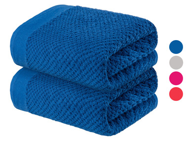 Livarno Home Komplet 2 ręczników, 50 x 100 cm