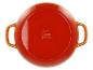Pomarańczowy garnek Silvercrest, widok z góry.