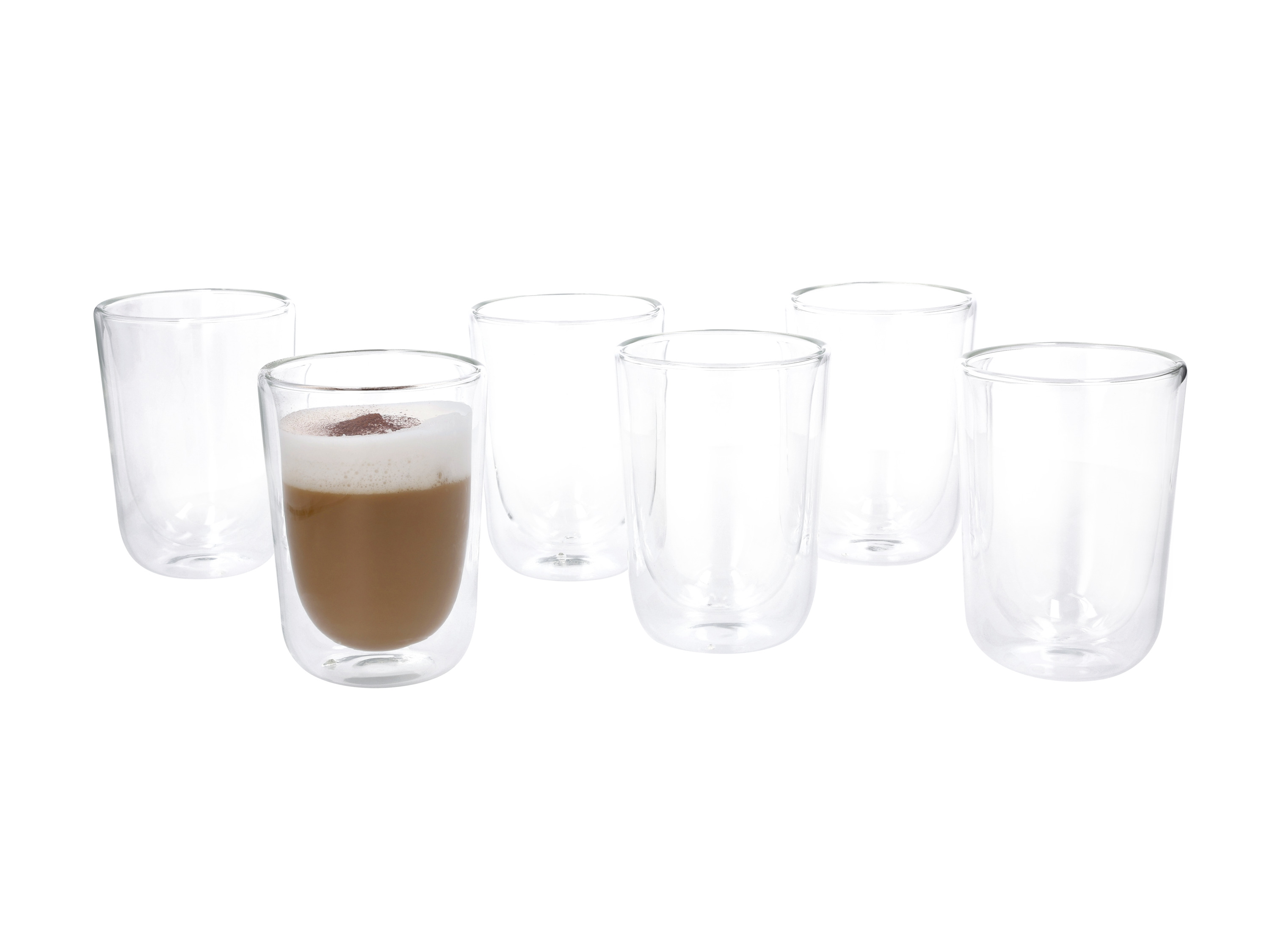 SILVERCREST® Zestaw 4 lub 6 szklanek termicznych (Cappuccino, 6 szt.)